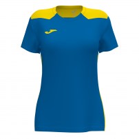 Волейбольна футболка жіноча Joma CHAMPION VI Синій/Жовтий