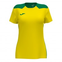 Волейбольна футболка жіноча Joma CHAMPION VI Жовтий/Зелений