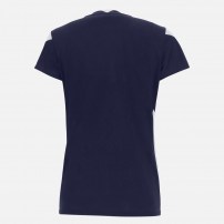 Волейбольна футболка жіноча Macron OXYGEN Темно-синій/Білий