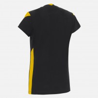 Волейбольна футболка жіноча Macron OXYGEN Чорний/Жовтий