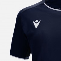 Волейбольна футболка жіноча Macron WIDIA Темно-синій/Білий