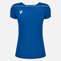 Волейбольна футболка жіноча Macron ZINC Синій/Темно-синій/Білий
