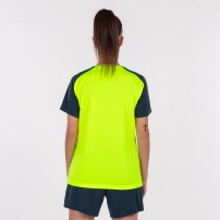 Волейбольна футболка жіноча Joma ACADEMY IV Світло-жовтий/Темно-синій