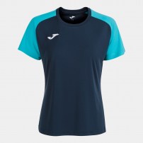 Волейбольна футболка жіноча Joma ACADEMY IV Темно-синій/Бірюзовий