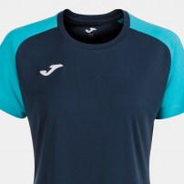 Волейбольна футболка жіноча Joma ACADEMY IV Темно-синій/Бірюзовий