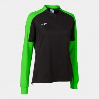 Спортивна куртка жіноча Joma ECO CHAMPIONSHIP Чорний/Світло-зелений