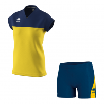 Волейбольна форма жіноча Errea BESSY/AMAZON 3.0 Жовтий/Темно-синій