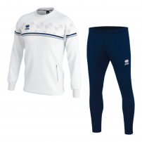 Спортивний костюм чоловічий Errea DAVIS/FLANN Білий/Темно-синій/Сірий