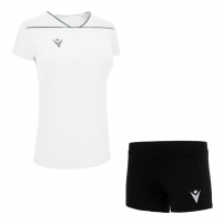 Волейбольна форма жіноча Macron ZINC/OSMIUM HERO Білий/Чорний