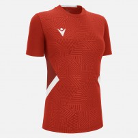 Волейбольна футболка жіноча Macron SKAT Червоний/Білий