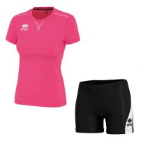 Волейбольна форма жіноча Errea MARION/AMAZON 3.0 Світло-рожевий/Чорний/Білий