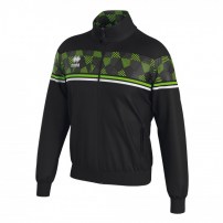 Спортивна куртка чоловіча Errea DONOVAN Чорний/Світло-зелений/Білий