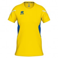 Волейбольна футболка жіноча Errea CORINNE Жовтий/Синій/Білий