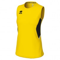 Волейбольна футболка жіноча Errea CARRY Жовтий/Чорний/Білий