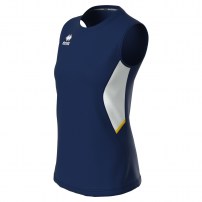 Волейбольна футболка жіноча Errea CARRY Темно-синій/Білий/Жовтий