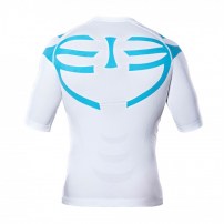 Компресійна футболка Errea SAIPH Білий/Блакитний