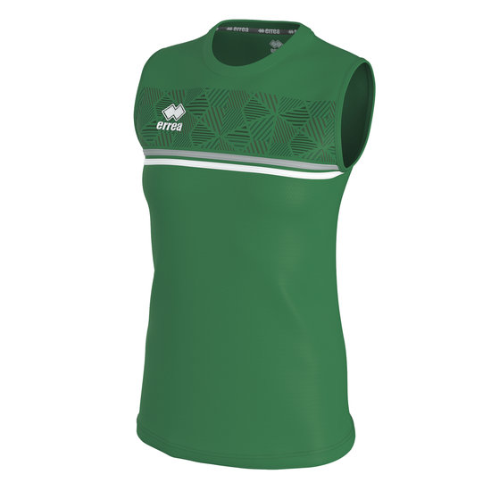 Волейбольна футболка жіноча Errea DIVINA Зелений/Сірий/Білий
