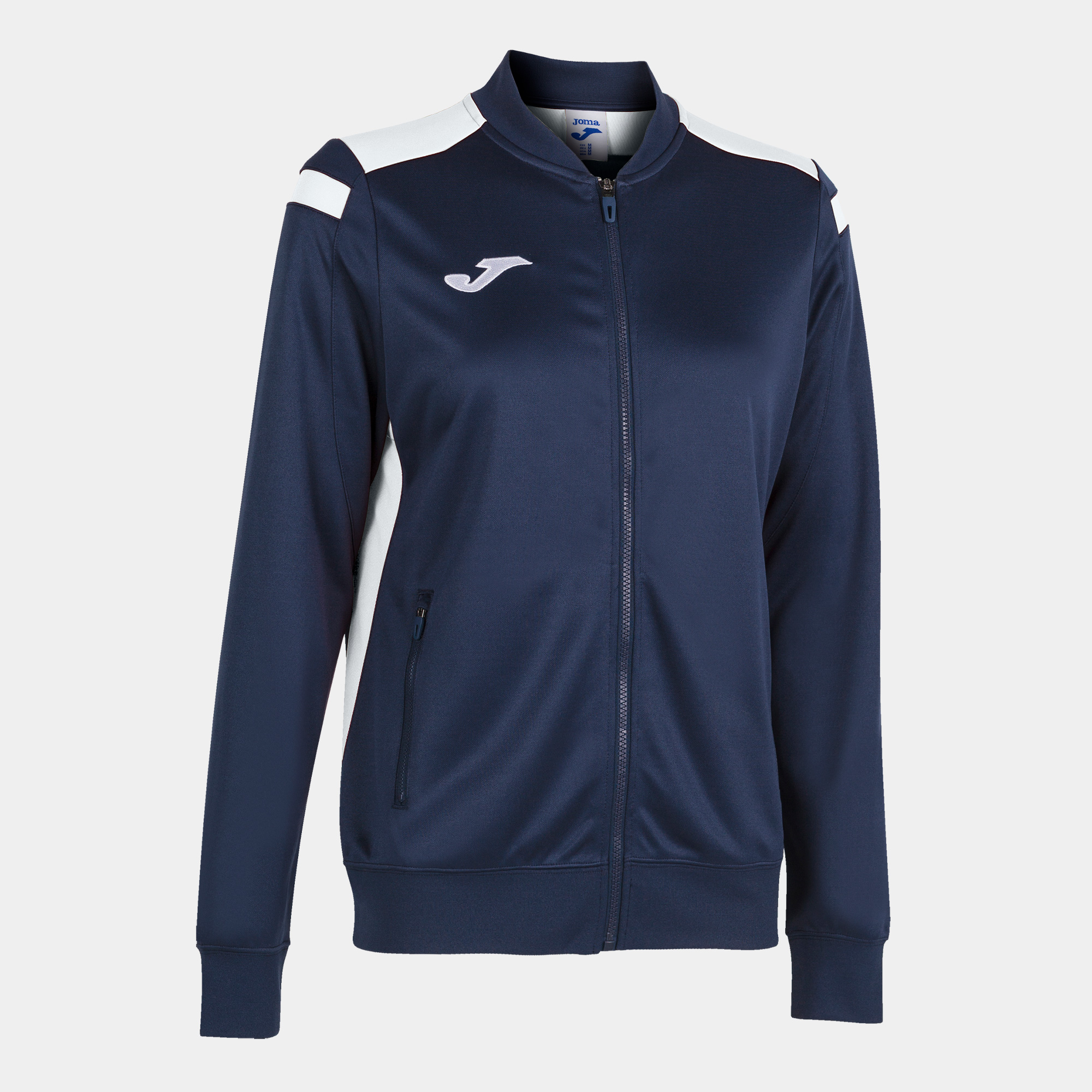 Спортивна куртка жіноча Joma CHAMPIONSHIP VI Темно-синій/Білий
