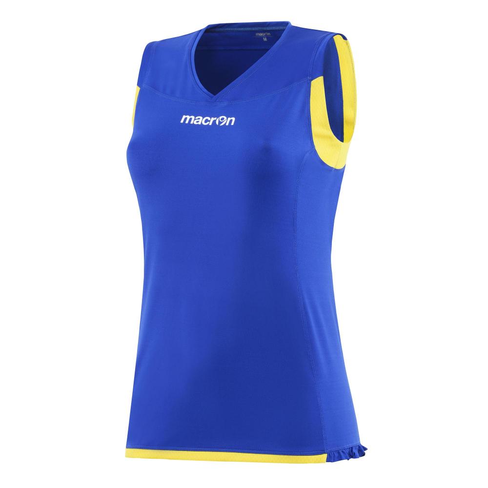 Волейбольная футболка женская Macron MERCURY Синий/Желтый