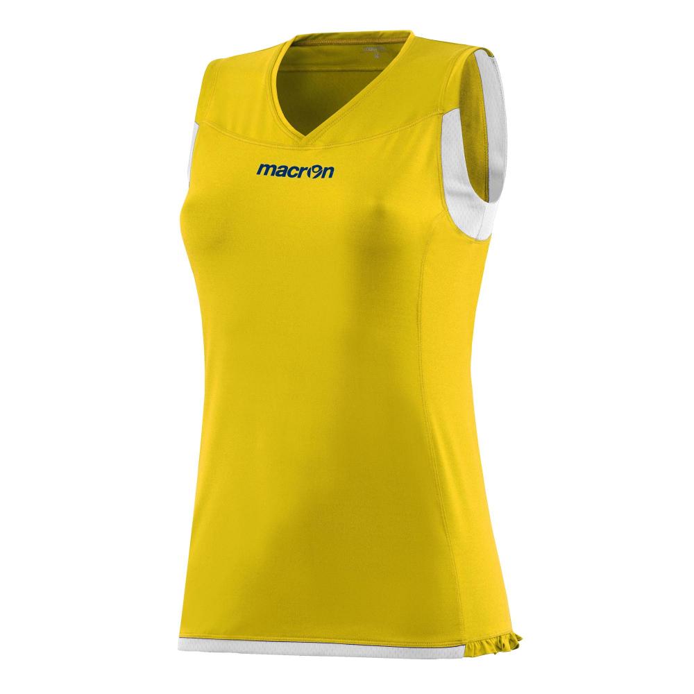 Волейбольная футболка женская Macron MERCURY Желтый/Белый