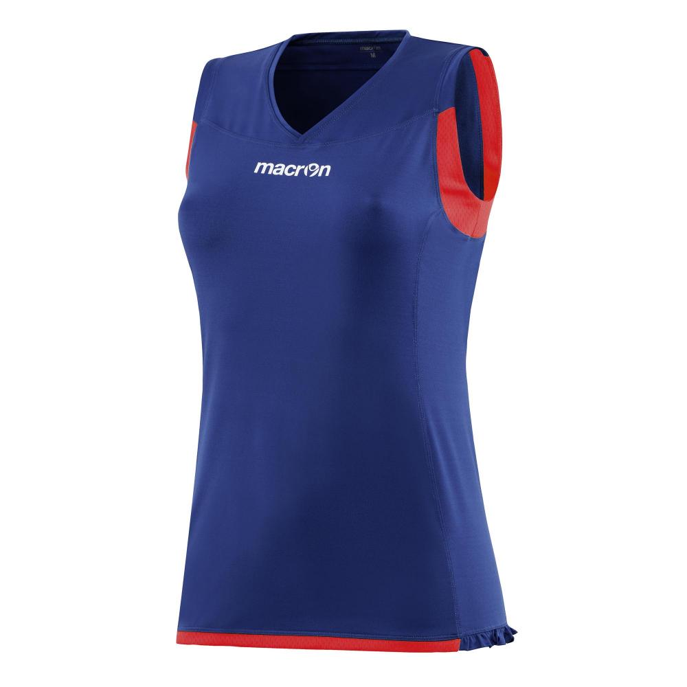 Волейбольная футболка женская Macron MERCURY Темно-синий/Красный
