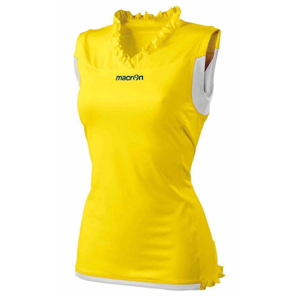 Волейбольная футболка женская Macron XENON Желтый/Белый