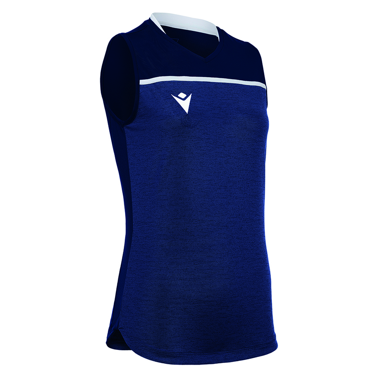 Волейбольная футболка женская Macron THALLIUM Темно-синий/Белый