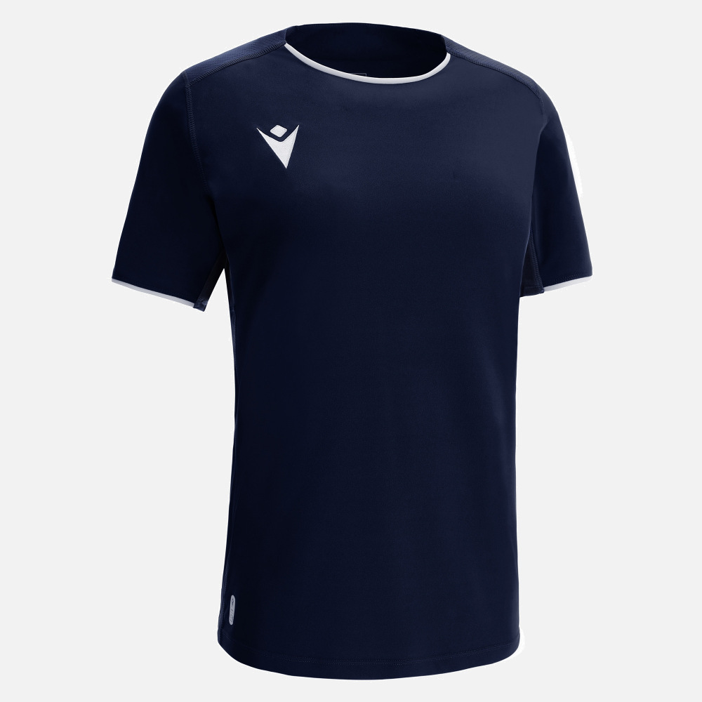 Волейбольна футболка жіноча Macron WIDIA Темно-синій/Білий