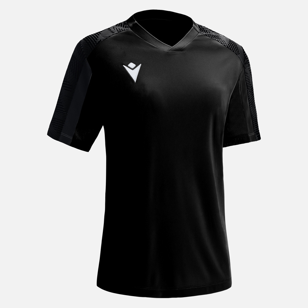 Волейбольна футболка жіноча Macron BELLATRIX Чорний/Темно-сірий