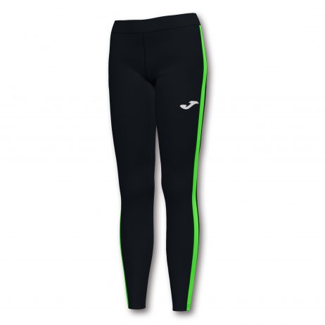 Спортивные штаны (леггинсы) Joma ELITE VII Черный/Светло-зеленый