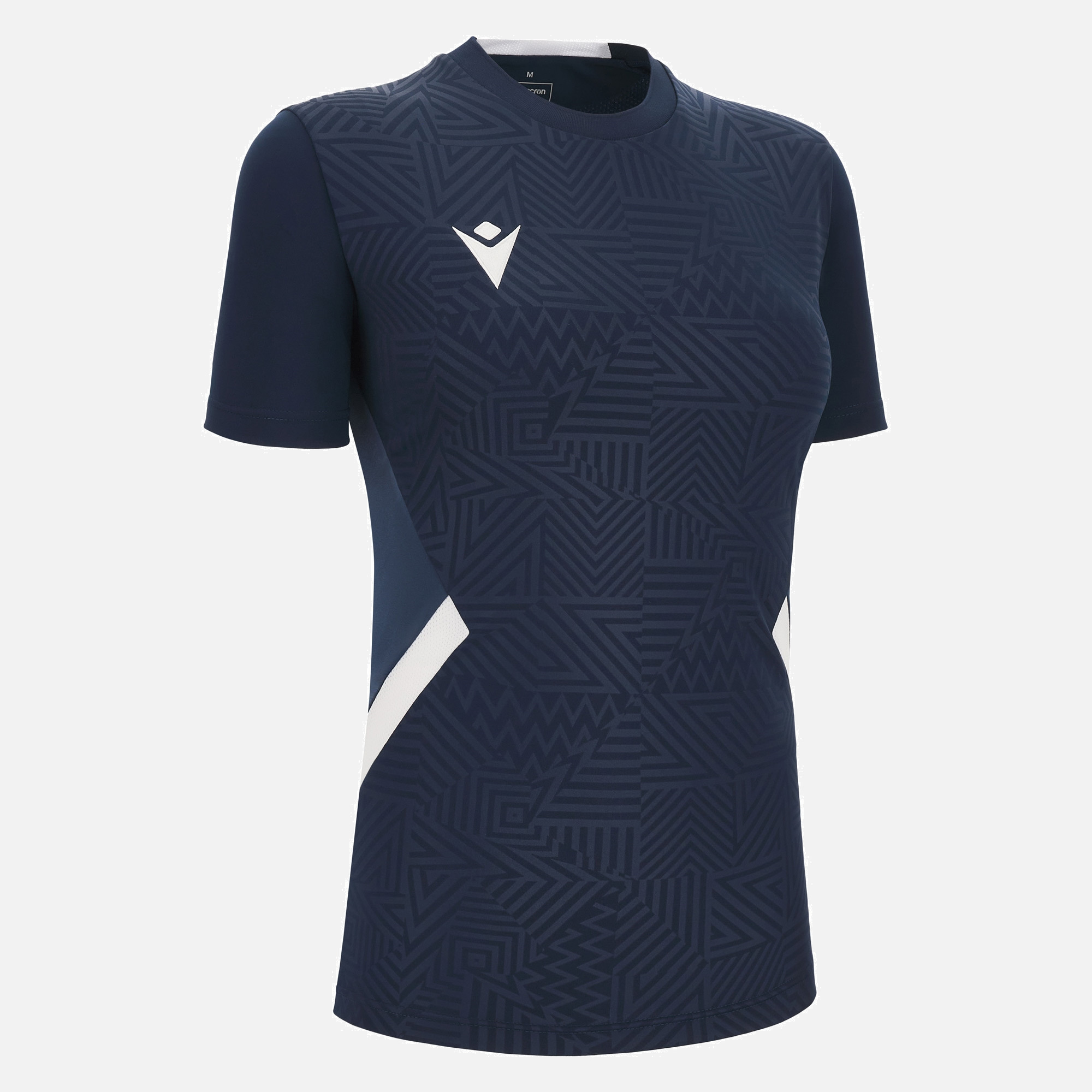 Волейбольна футболка жіноча Macron SKAT Темно-синій/Білий