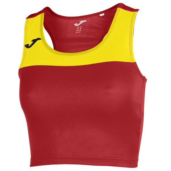 Волейбольный топ женский Joma Race Красный/Желтый