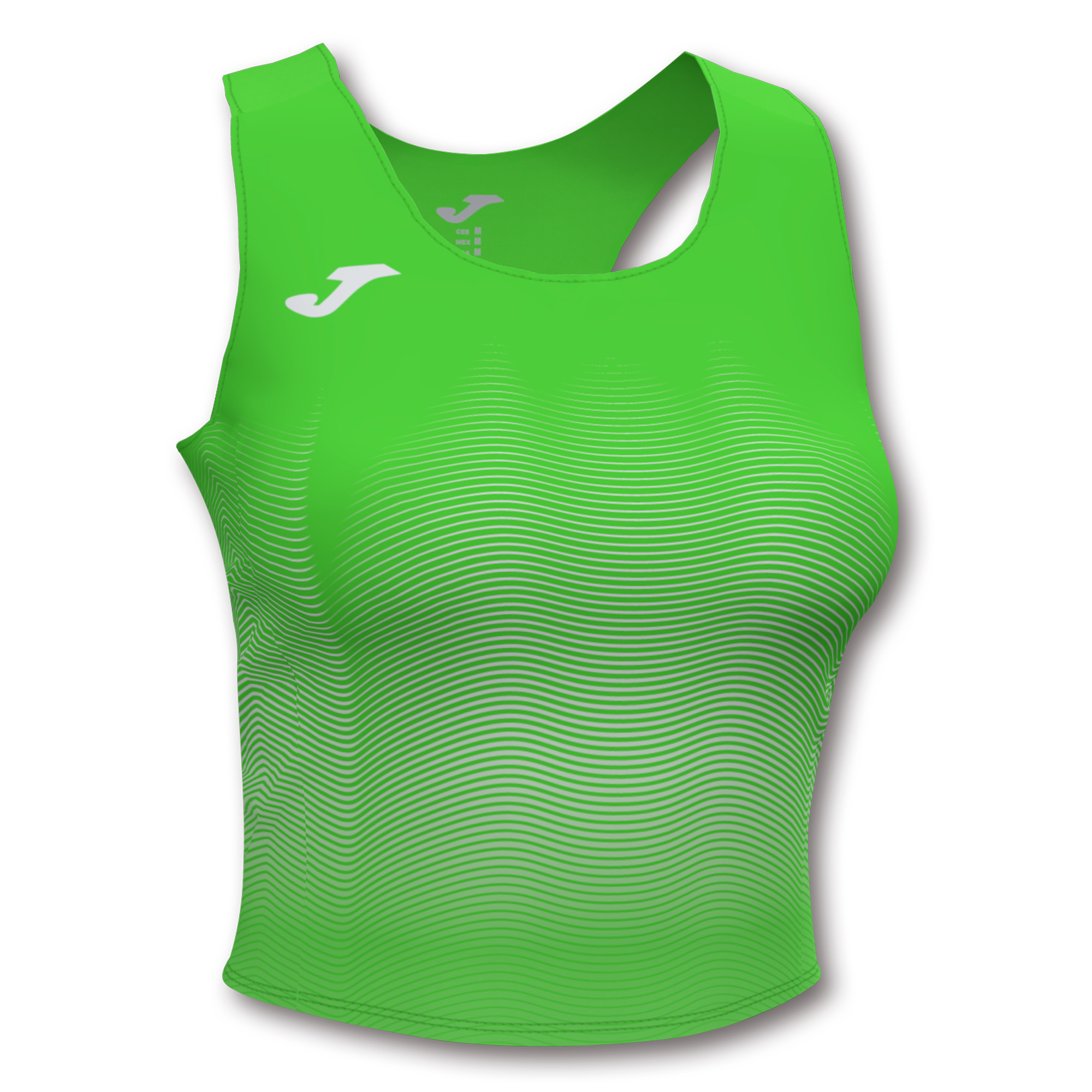 Волейбольный топ женский Joma ELITE VII Светло-зеленый/Белый