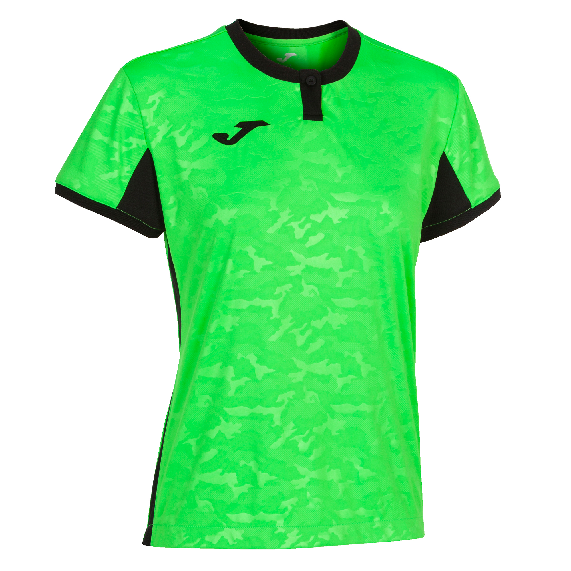Волейбольная футболка женская Joma TOLETUM II Светло-зеленый/Черный