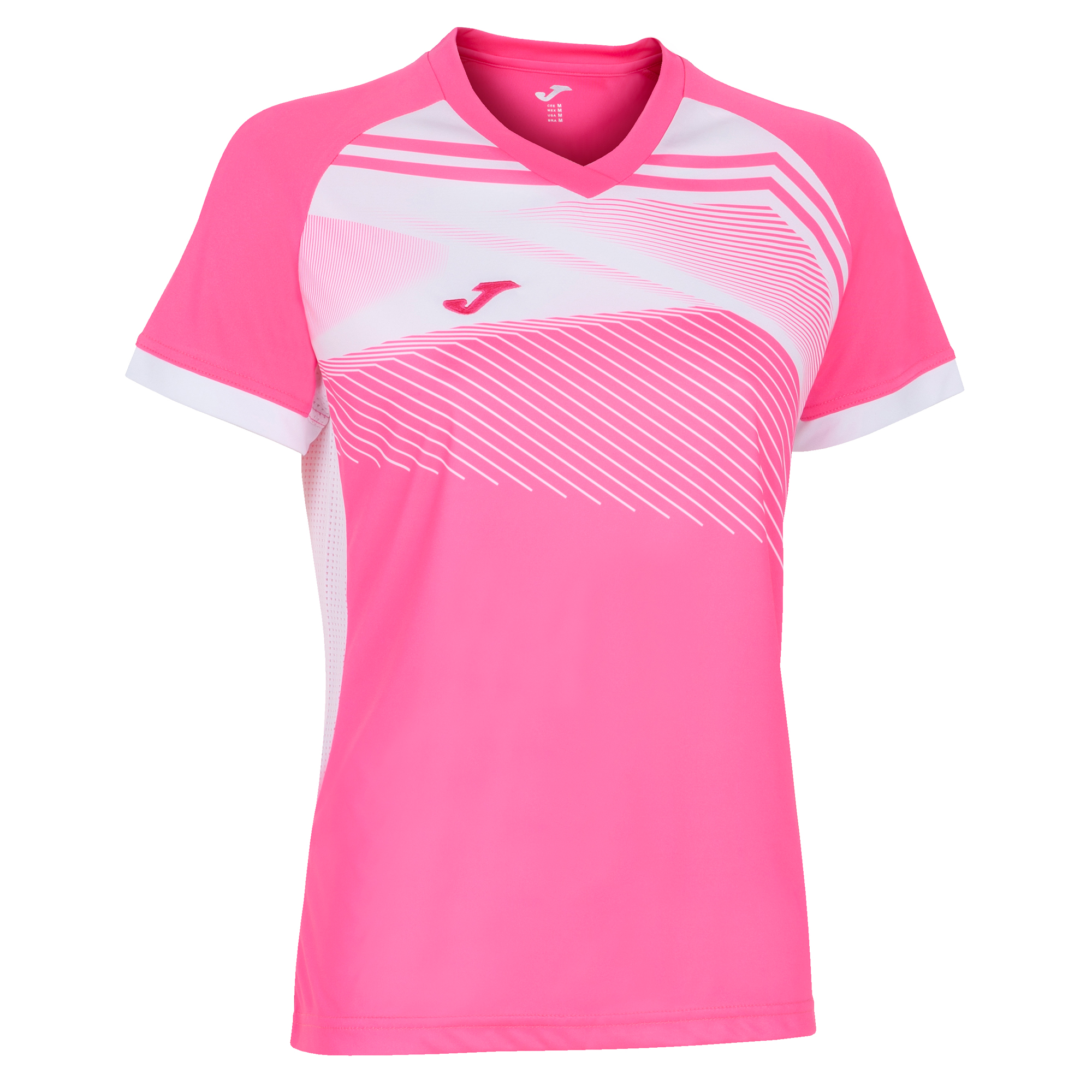 Волейбольная футболка женская Joma SUPERNOVA II Светло-розовый/Белый