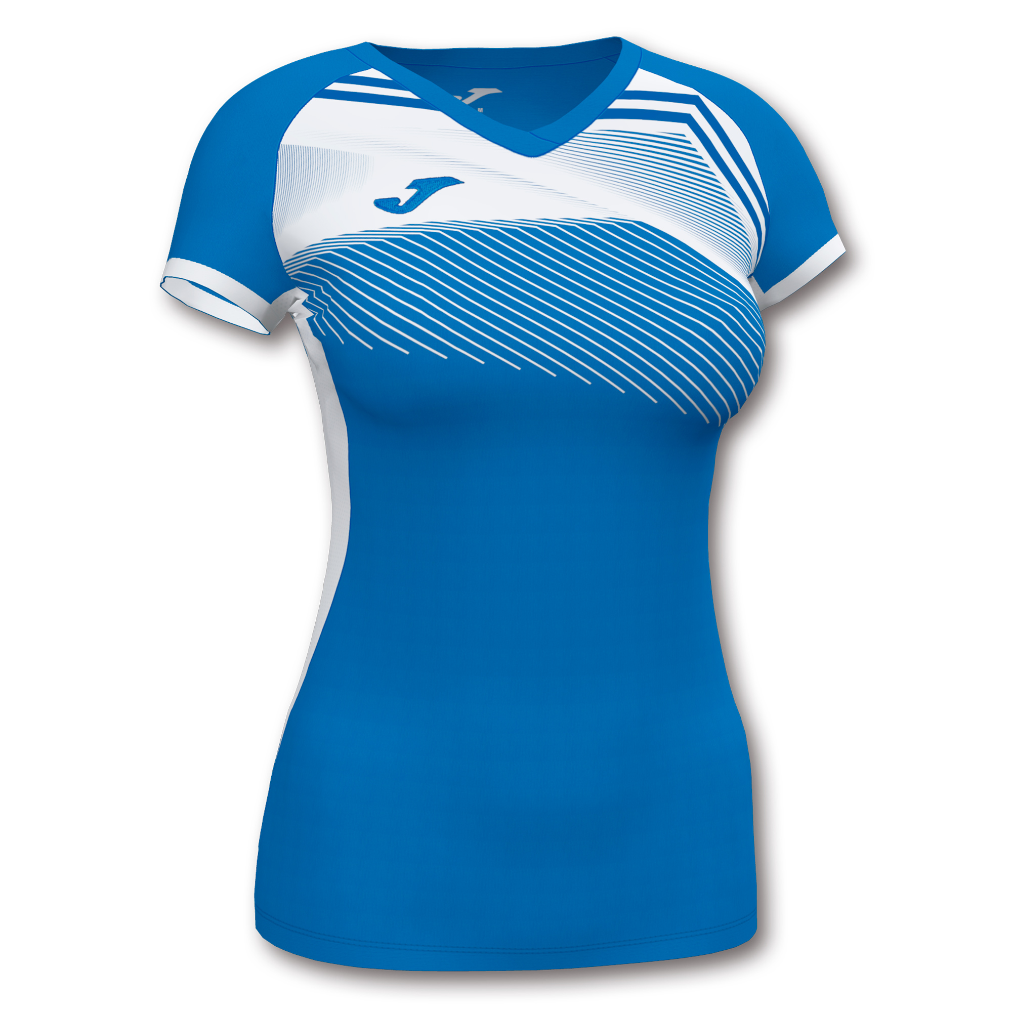 Волейбольная футболка женская Joma SUPERNOVA II Синий/Белый