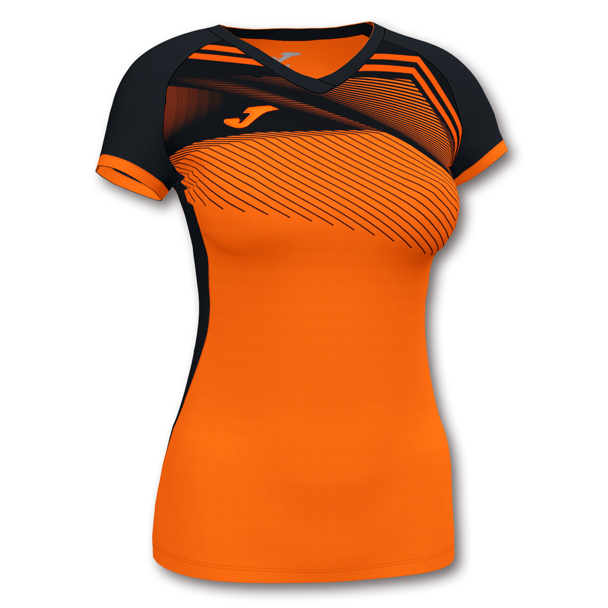 Волейбольная футболка женская Joma SUPERNOVA II Оранжевый/Черный