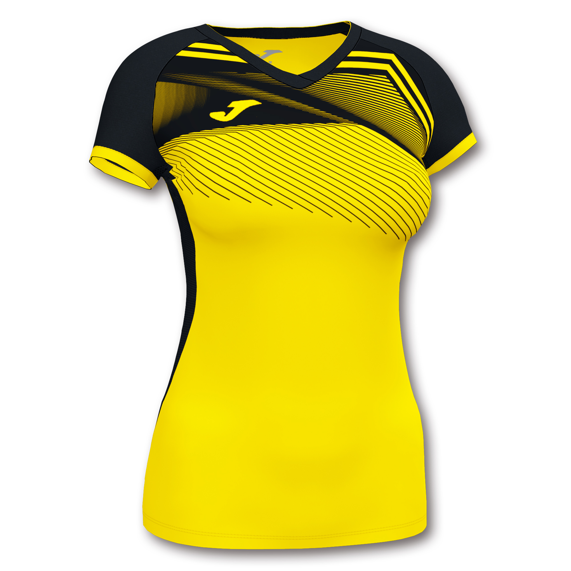Волейбольная футболка женская Joma SUPERNOVA II Желтый/Черный