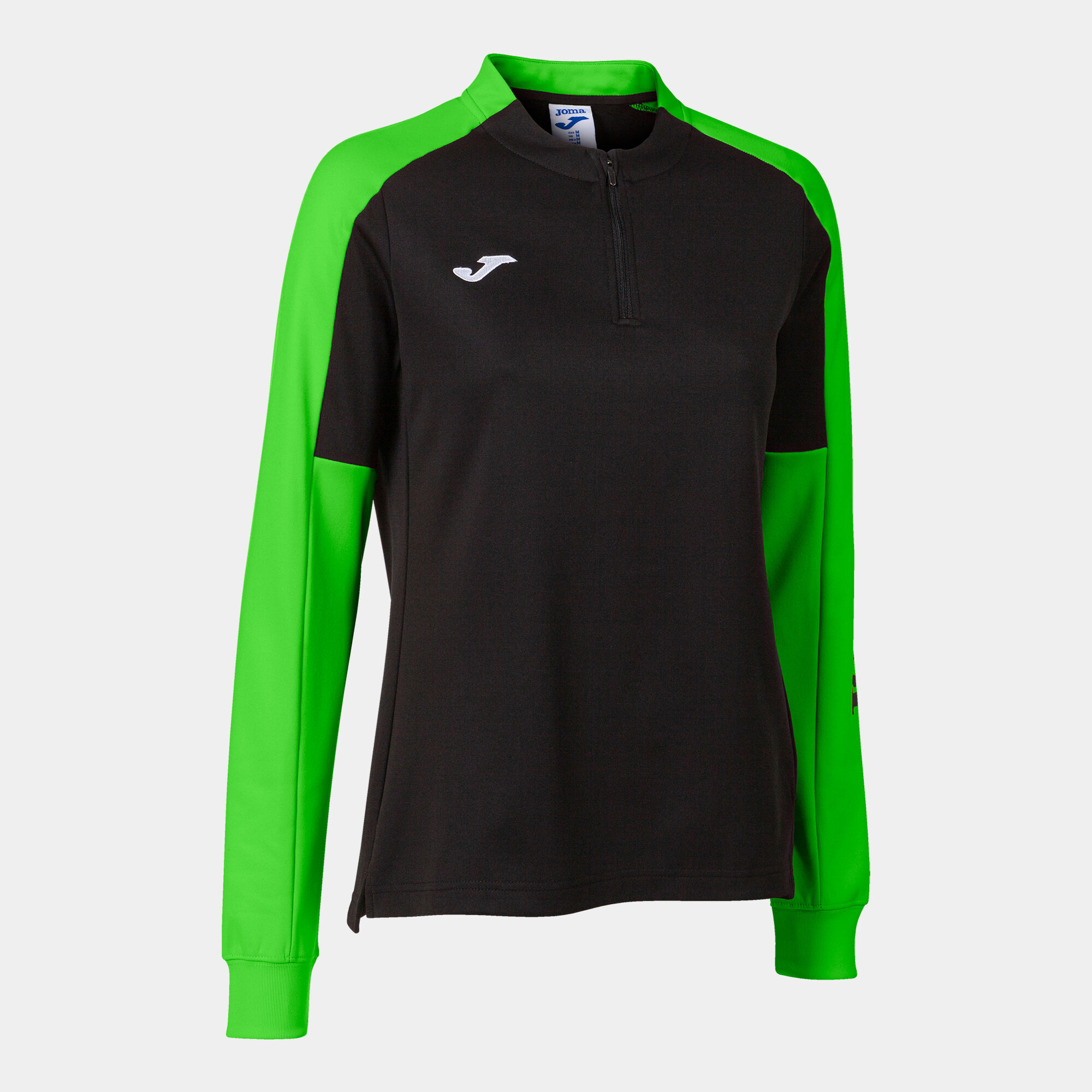 Спортивна куртка жіноча Joma ECO CHAMPIONSHIP Чорний/Світло-зелений