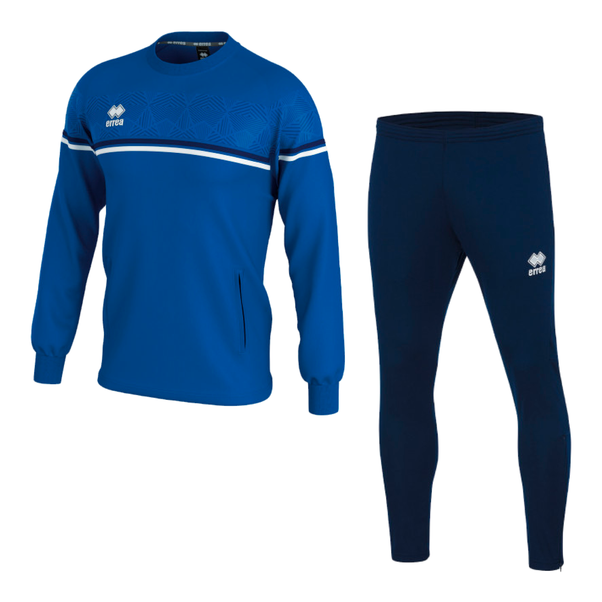 Спортивный костюм мужской Errea DAVIS/FLANN Синий/Темно-синий/Белый