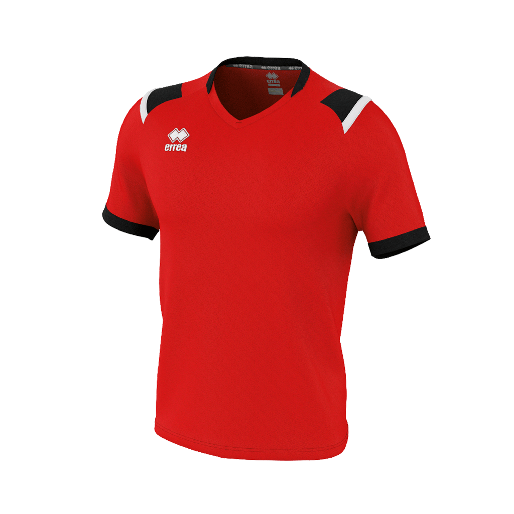 Волейбольная футболка мужская Errea LUCAS Красный/Черный/Белый