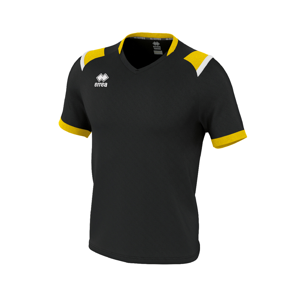 Волейбольная футболка мужская Errea LUCAS Черный/Желтый/Белый