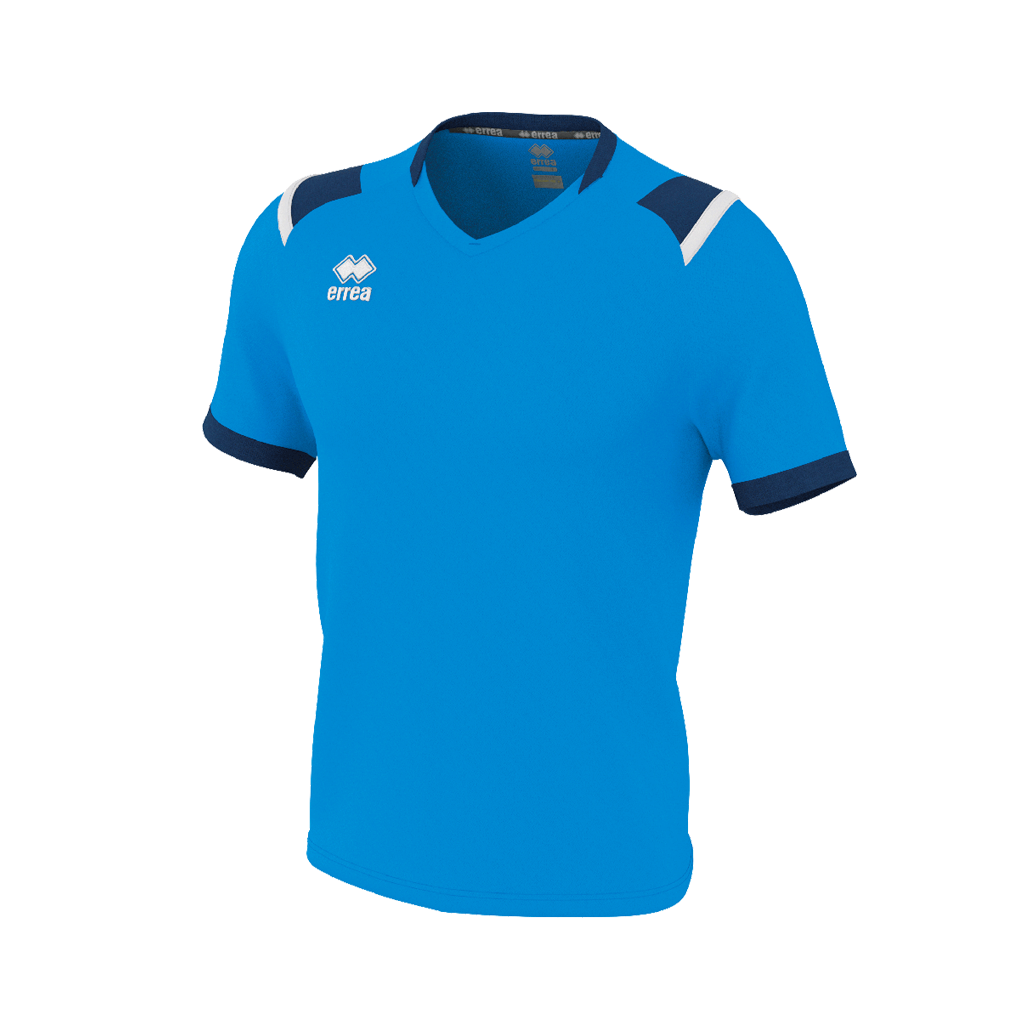 Волейбольная футболка мужская Errea LUCAS Голубой/Темно-синий/Белый