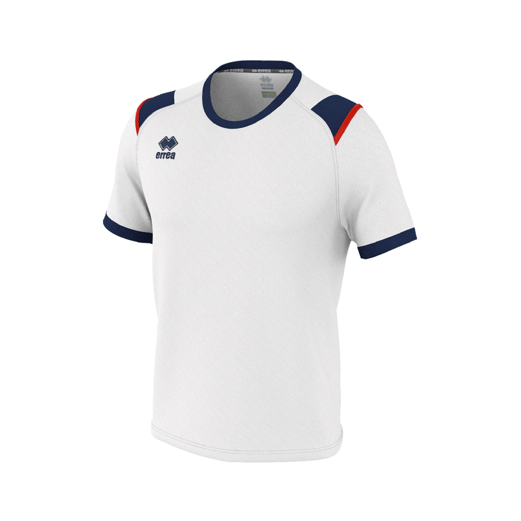 Волейбольная футболка мужская Errea LEX Белый/Темно-синий/Красный