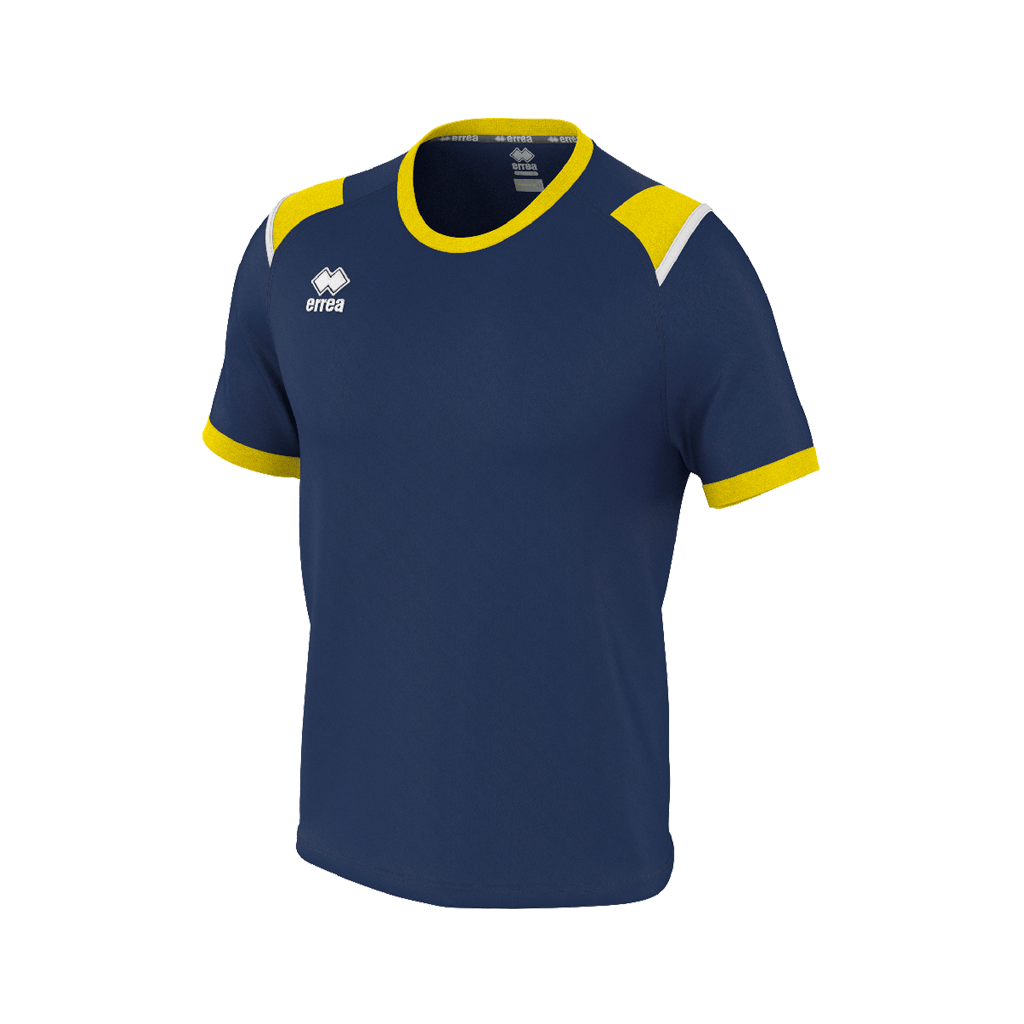 Волейбольная футболка мужская Errea LEX Темно-синий/Желтый/Белый