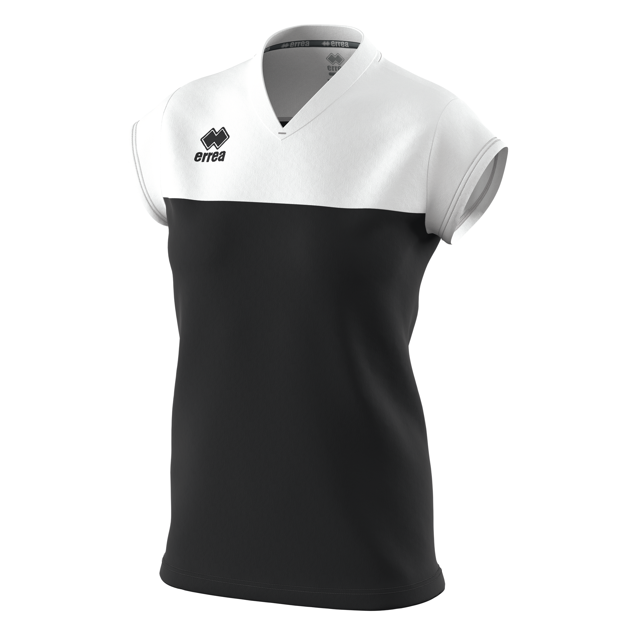 Волейбольна футболка жіноча Errea BESSY Чорний/Білий