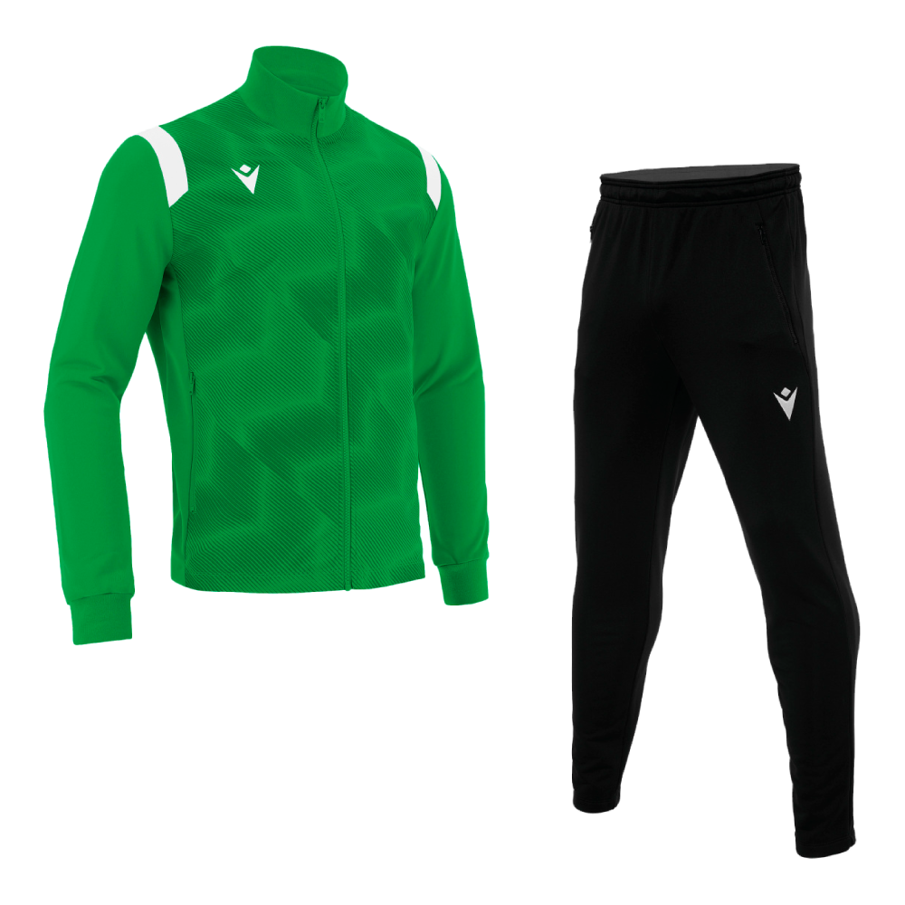 Спортивный костюм мужской Macron BENDIS/DEIRA Зеленый/Белый/Черный