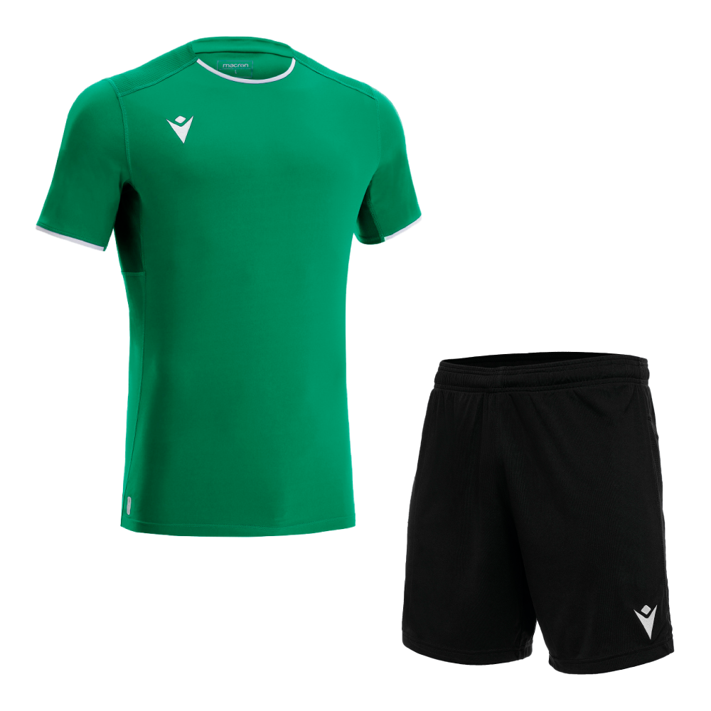 Волейбольна форма чоловіча Macron RHODIUM/BISMUTH HERO Зелений/Білий/Чорний