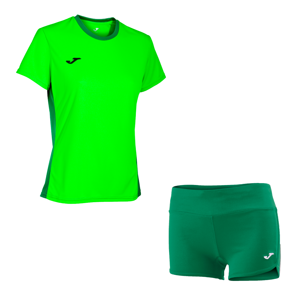 Волейбольна форма жіноча Joma WINNER II/STELLA II Світло-зелений/Зелений