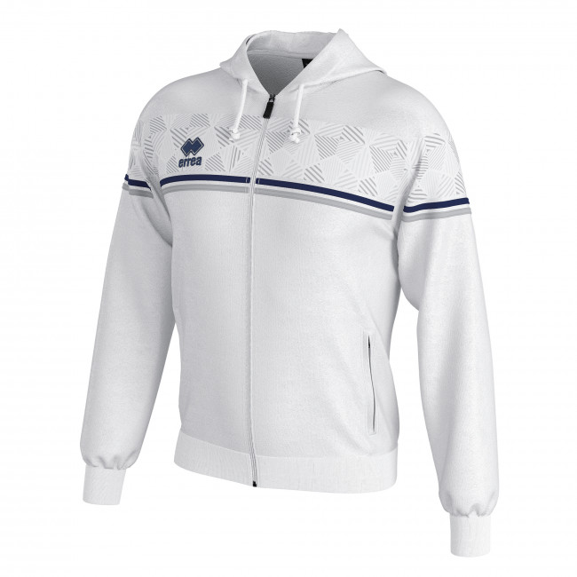 Спортивная куртка мужская Errea DRAGOS Белый/Темно-синий/Серый